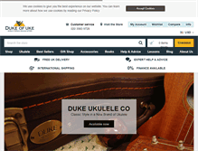 Tablet Screenshot of dukeofuke.co.uk
